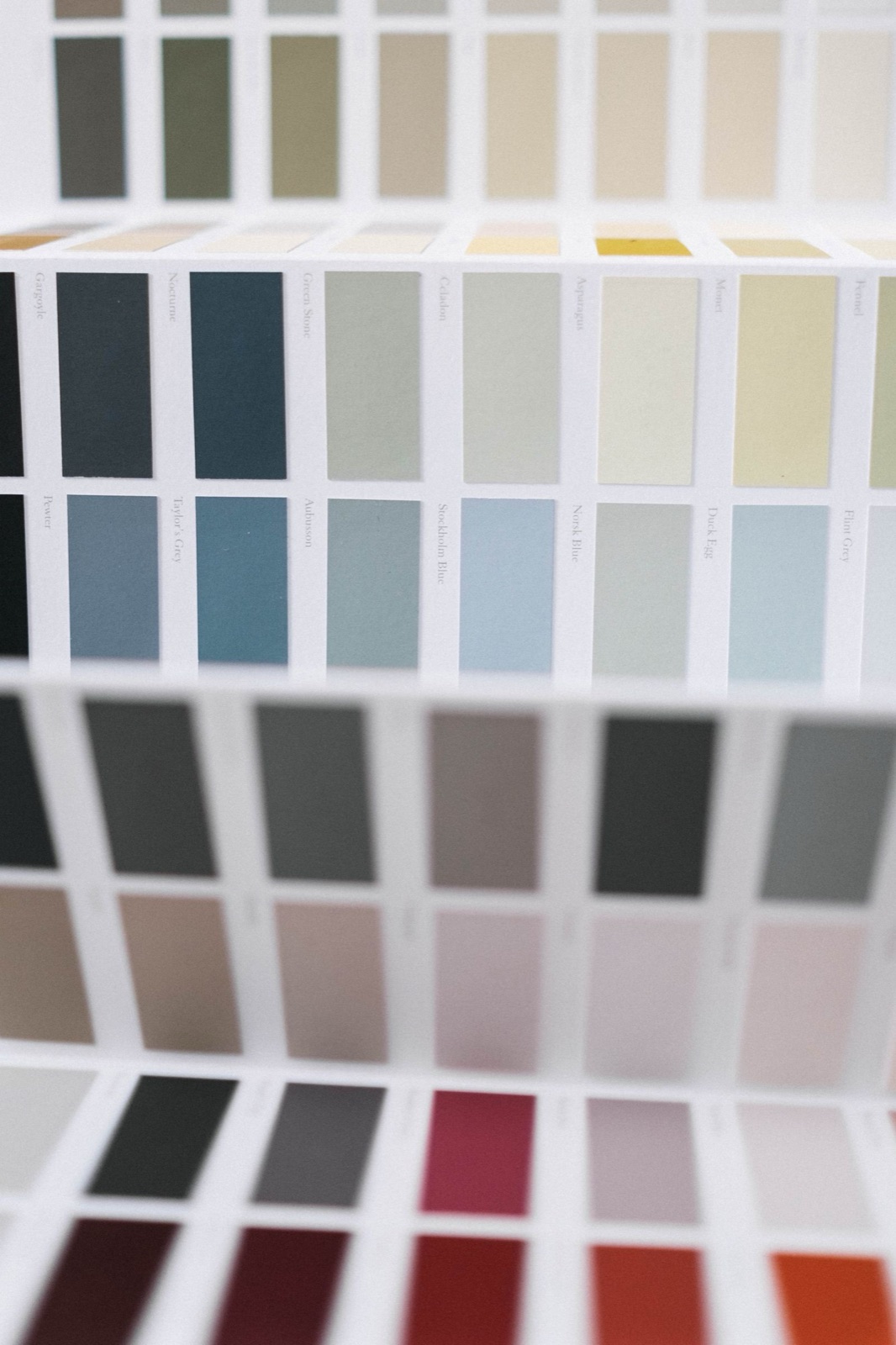 Muestras de color para definir una identidad visual de marca
